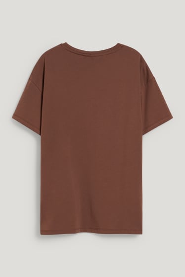 Clockhouse femme - CLOCKHOUSE - T-shirt - Peanuts - Cacao
