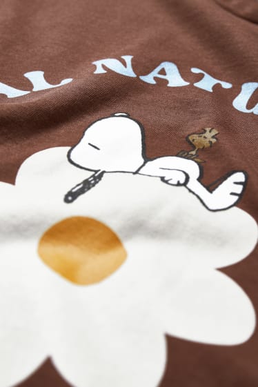 Clockhouse femme - CLOCKHOUSE - T-shirt - Peanuts - Cacao