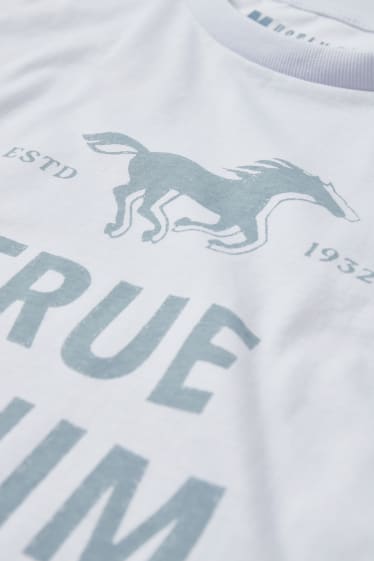 Uomo - MUSTANG - t-shirt - bianco