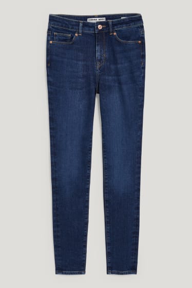 Damen - Premium Denim by C&A - Skinny Jeans - High Waist - jeans-blau