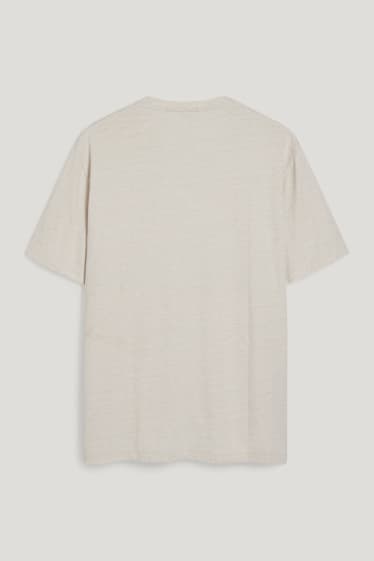 Men XL - T-shirt - beige-melange