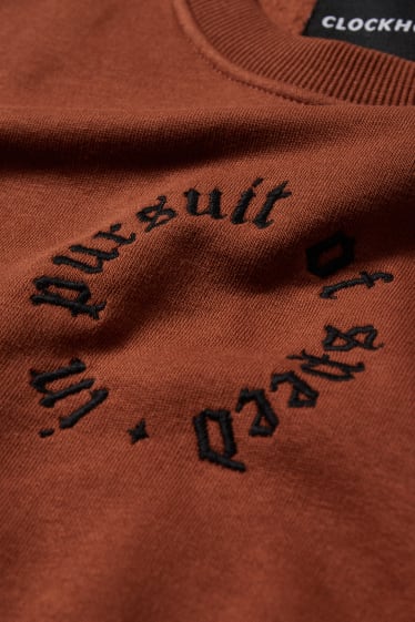 Clockhouse homme - CLOCKHOUSE - sweat-shirt - marron
