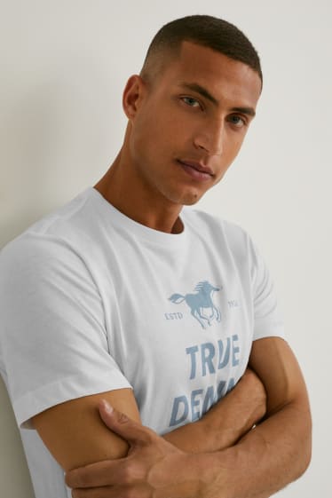 Uomo - MUSTANG - t-shirt - bianco