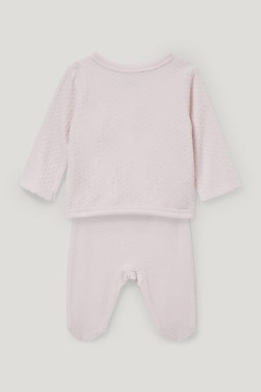Bébé filles - Ensemble pour nouveau-né - 2 pièces - rose