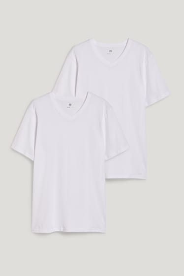 Herren - Multipack 2er - T-Shirt - weiß