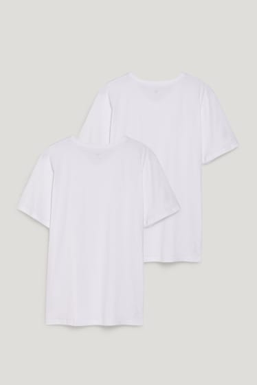 Herren - Multipack 2er - T-Shirt - weiß