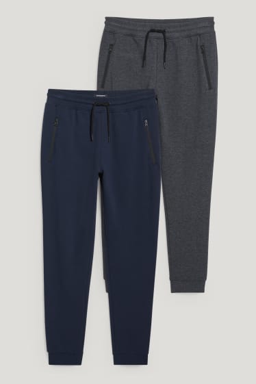 Clockhouse Boys - CLOCKHOUSE - multipack of 2 - joggers - dark blue / gray