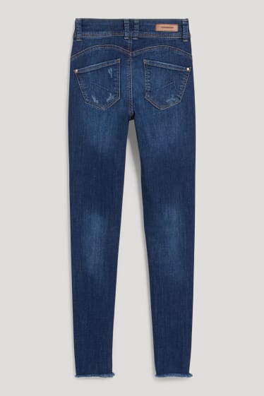 Clockhouse nena - CLOCKHOUSE - skinny jeans - mid waist - efecte push-up - texà blau