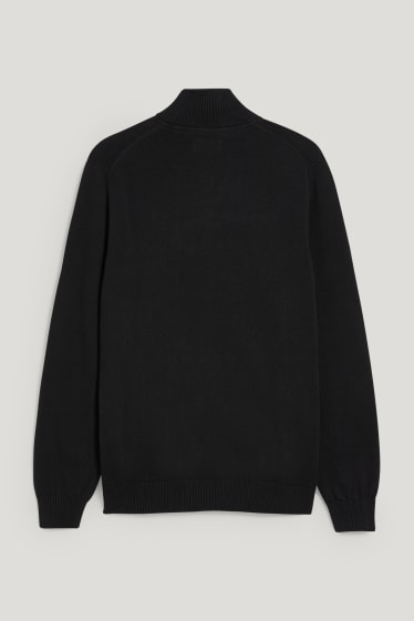 Herren - Strickjacke - schwarz