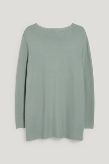 Dames - Trui - mintgroen