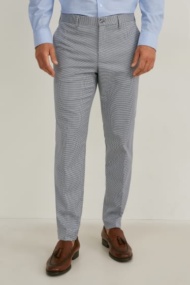 Bărbați - Pantaloni modulari - slim fit - stretch - LYCRA® - gri / albastru închis