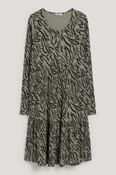 Mujer - Vestido premamá - estampado - verde claro