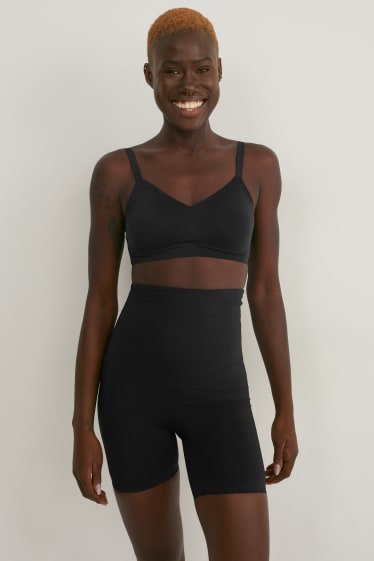 Donna - Coulotte modellante - LYCRA® - nero
