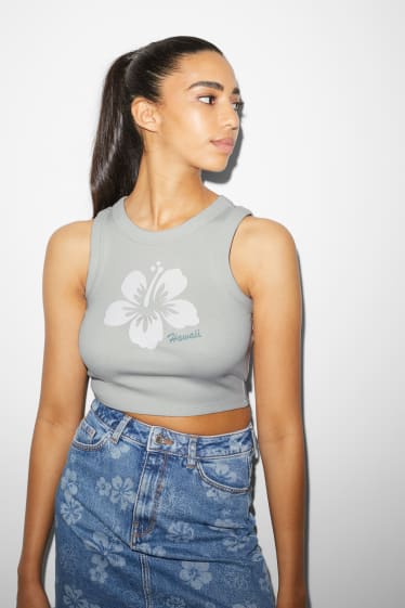 Clockhouse Girls - CLOCKHOUSE - cropped top - mint green