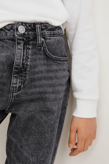 Kids Girls - Straight jeans - denim-gray