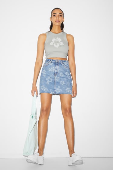 Clockhouse Girls - CLOCKHOUSE - cropped top - mint green