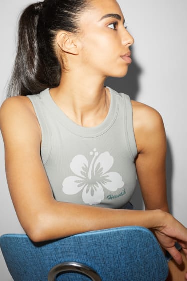Clockhouse Girls - CLOCKHOUSE - cropped top - mint green