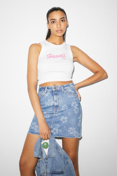 Clockhouse Girls - CLOCKHOUSE - cropped top - white