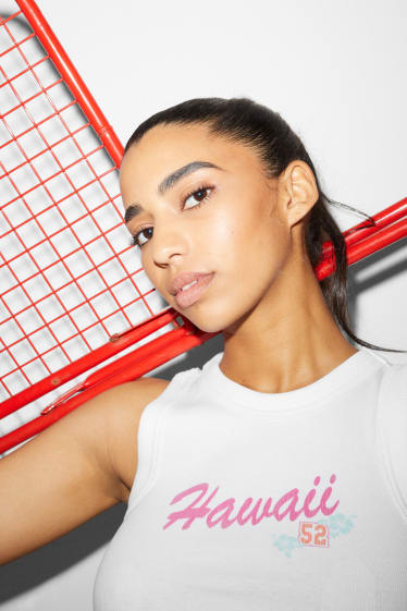 Clockhouse Girls - CLOCKHOUSE - cropped top - white