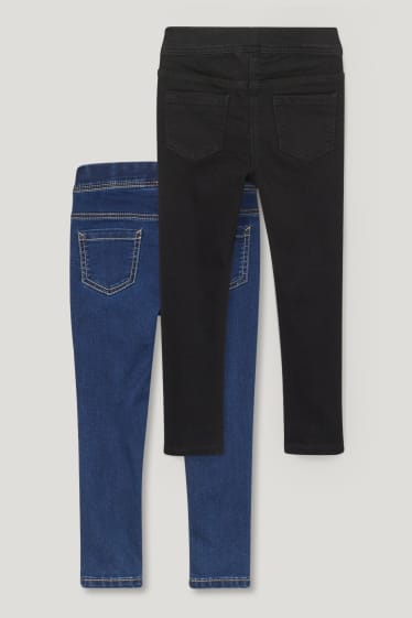 Toddler Girls - Multipack 2er - Jeggings - jeans-dunkelblau