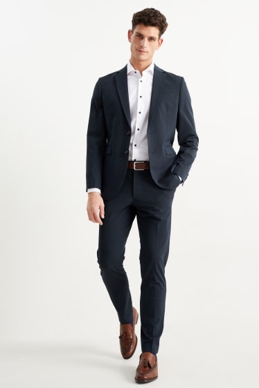 Home - Camisa formal - body fit - cutaway  - LYCRA® - blanc