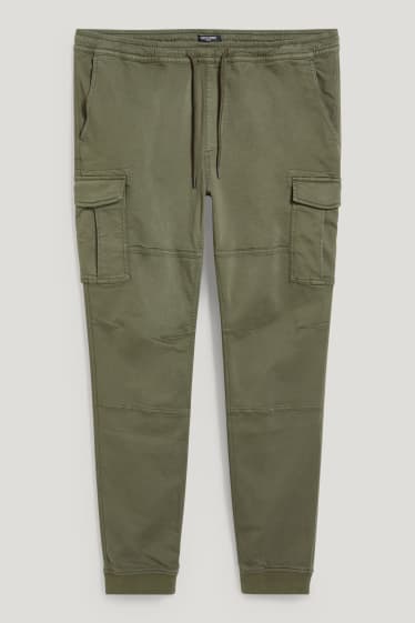 Clockhouse homme - CLOCKHOUSE - pantalon cargo - vert foncé