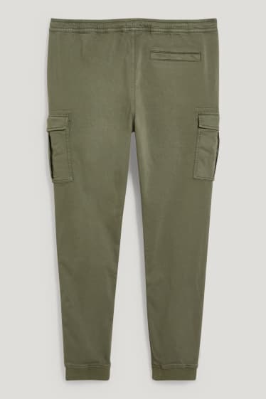 Exclusivo online - CLOCKHOUSE - pantalón cargo - verde oscuro