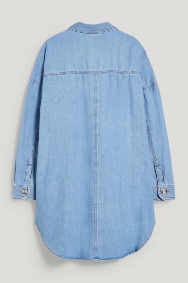 Femei - Bluză din denim - denim-albastru deschis