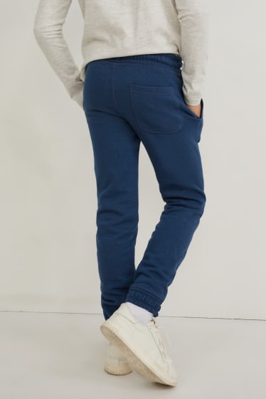Băieți - Multipack 2 perechi - pantaloni de trening - albastru închis