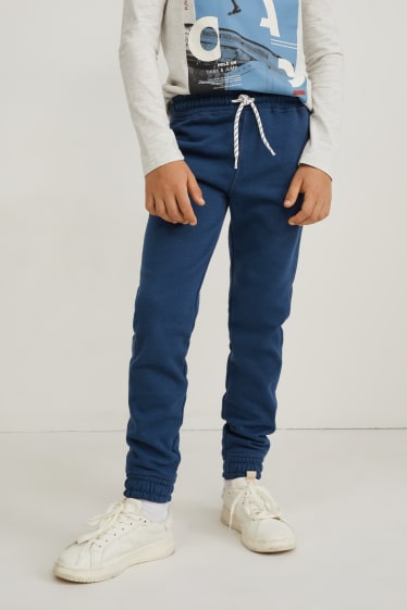 Băieți - Multipack 2 perechi - pantaloni de trening - albastru închis