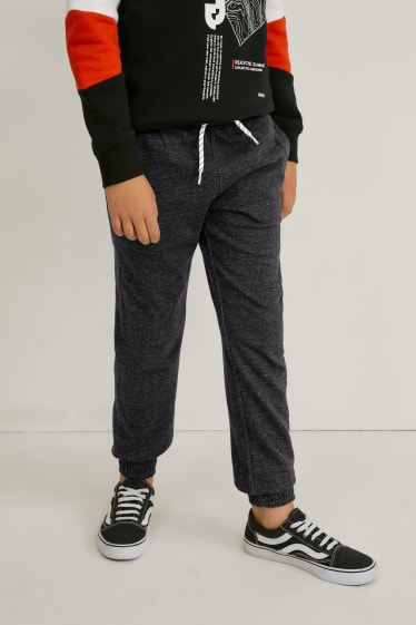 Băieți - Multipack 2 perechi - pantaloni de trening - negru