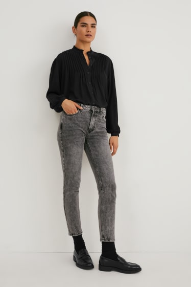 Damen - Bluse - schwarz