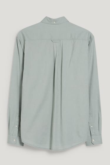 Herren - Oxford Hemd - Regular Fit - Button-down - mintgrün
