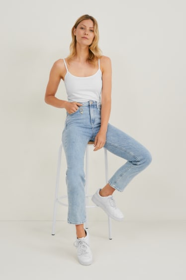 Femmes - Lot de 2 - haut basique - blanc