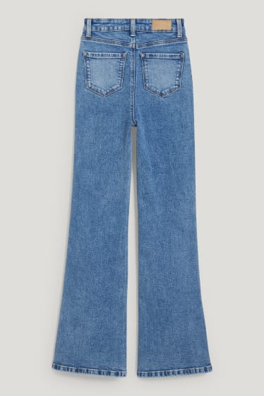 Clockhouse Girls - CLOCKHOUSE - flared jeans - vita alta - jeans azzurro