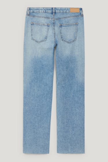 Clockhouse Girls - CLOCKHOUSE - straight jeans - low-rise waist - recycled - denim-light blue