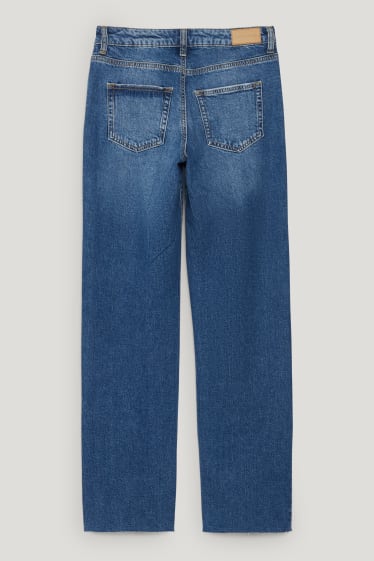 Clockhouse Girls - CLOCKHOUSE - straight jeans - low-rise waist - recycled - denim-blue