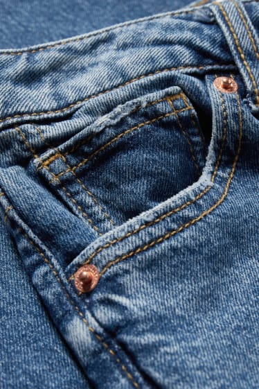 Clockhouse Girls - CLOCKHOUSE - straight jeans - low-rise waist - recycled - denim-blue