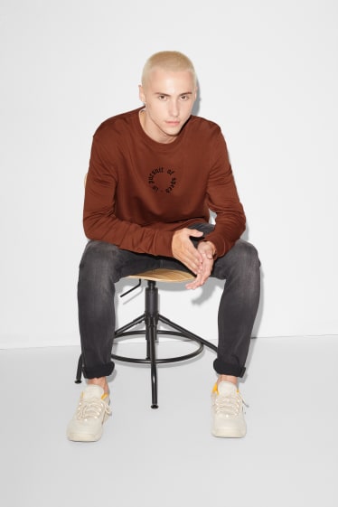 Clockhouse homme - CLOCKHOUSE - sweat-shirt - marron
