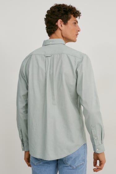 Herren - Oxford Hemd - Regular Fit - Button-down - mintgrün