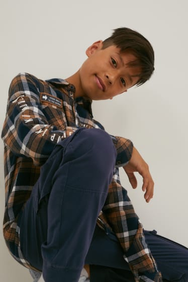 Garçons - Pantalon cargo - bleu foncé