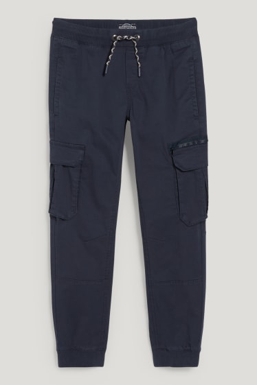 Garçons - Pantalon cargo - bleu foncé