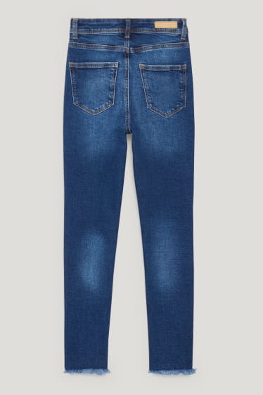 Clockhouse nena - CLOCKHOUSE - skinny jeans - super high waist - texà blau