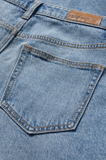 Kids Girls - Wide leg jeans - biokatoen - jeansblauw