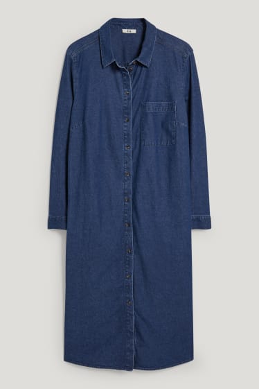 Dona - Vestit texà - texà blau fosc
