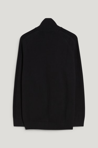 Men - Cardigan - black