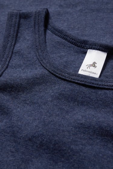 Toddler Boys - Confezione da 3 - canotta - blu scuro-melange