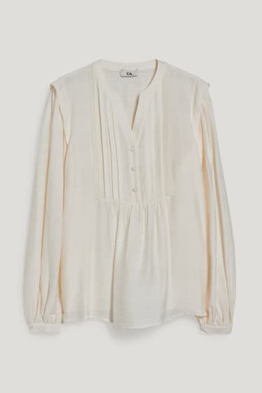 Women - Blouse - beige
