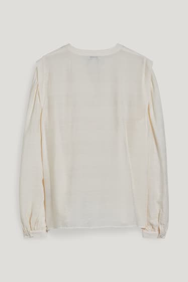 Women - Blouse - beige