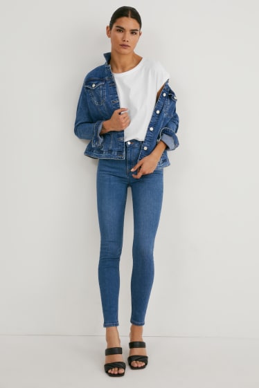 Damen - Premium Denim by C&A - Skinny Jeans - High Waist - jeans-blau